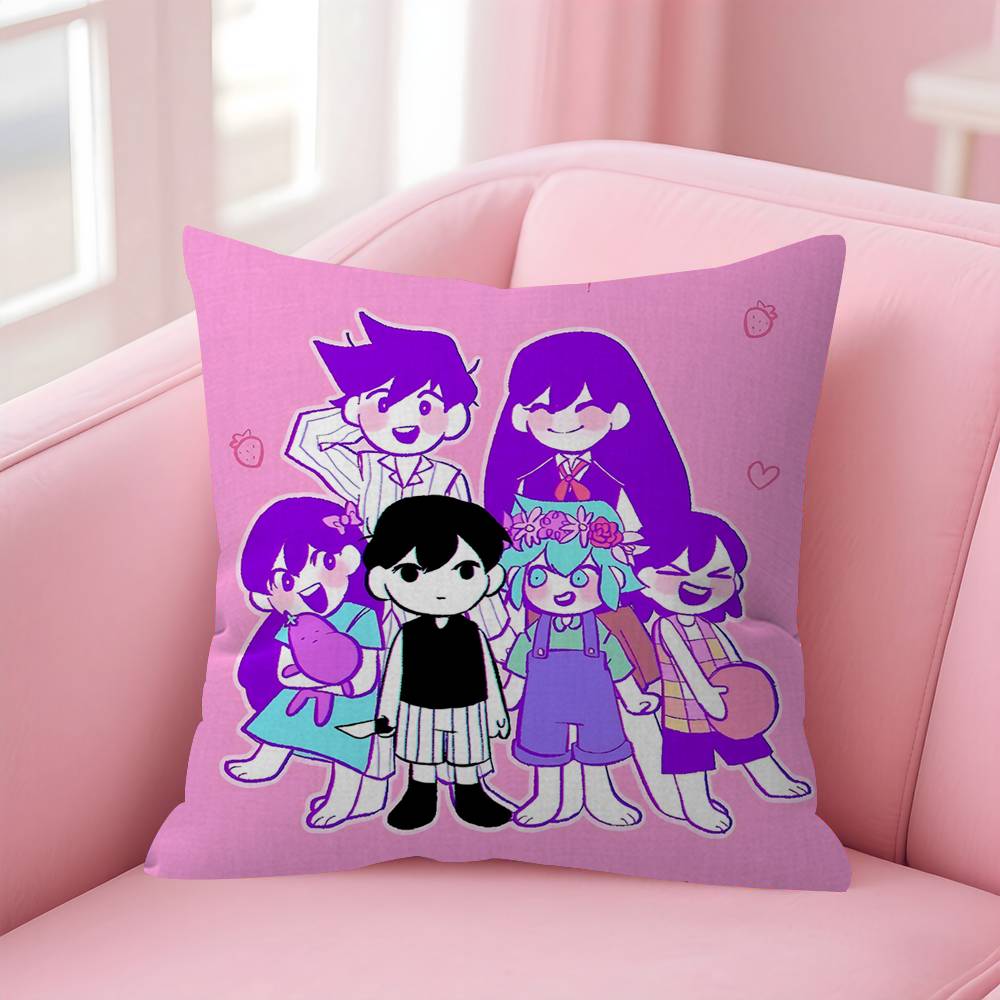 OOmori Game Pillow Cover Sofa Cushion Cover Home Room Decoration Children Gift
