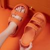 Thick Platform Cloud Slippers Women Fashion Buckle Soft Sole Pillow Slides Sandals Woman 2023 Summer Beach Non-Slip Flip Flops
