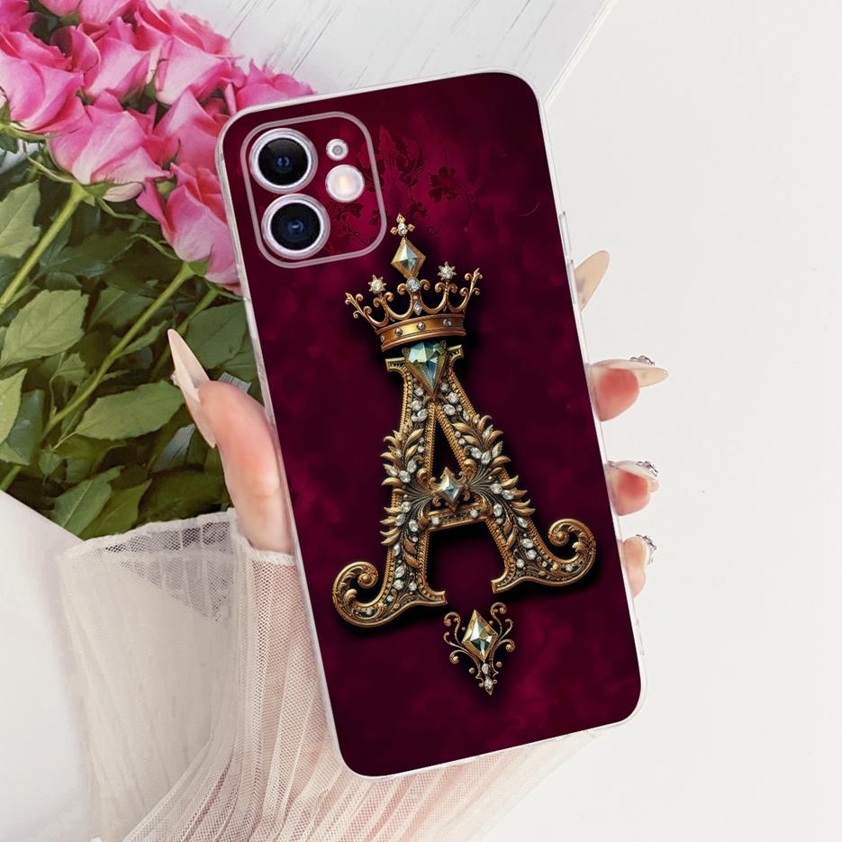 For Apple iPhone 11 Pro Case Cute Crown Letters Cover Clear Silicone Soft Slim Phone Cases For iPhone 11 Pro Max iPhone11 Fundas