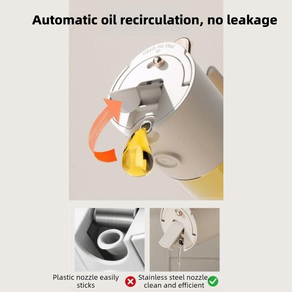 Glass 2-in-1 Oil Sprayer 580 ML Oil Dispenser Practical Dual-Purpose Oil Bottle  Barbecue Cooking