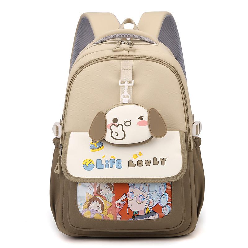 Schoolbag female new high-value Japanese fresh, sweet and cute puppy backpack grade 1-1 junior high school backpack