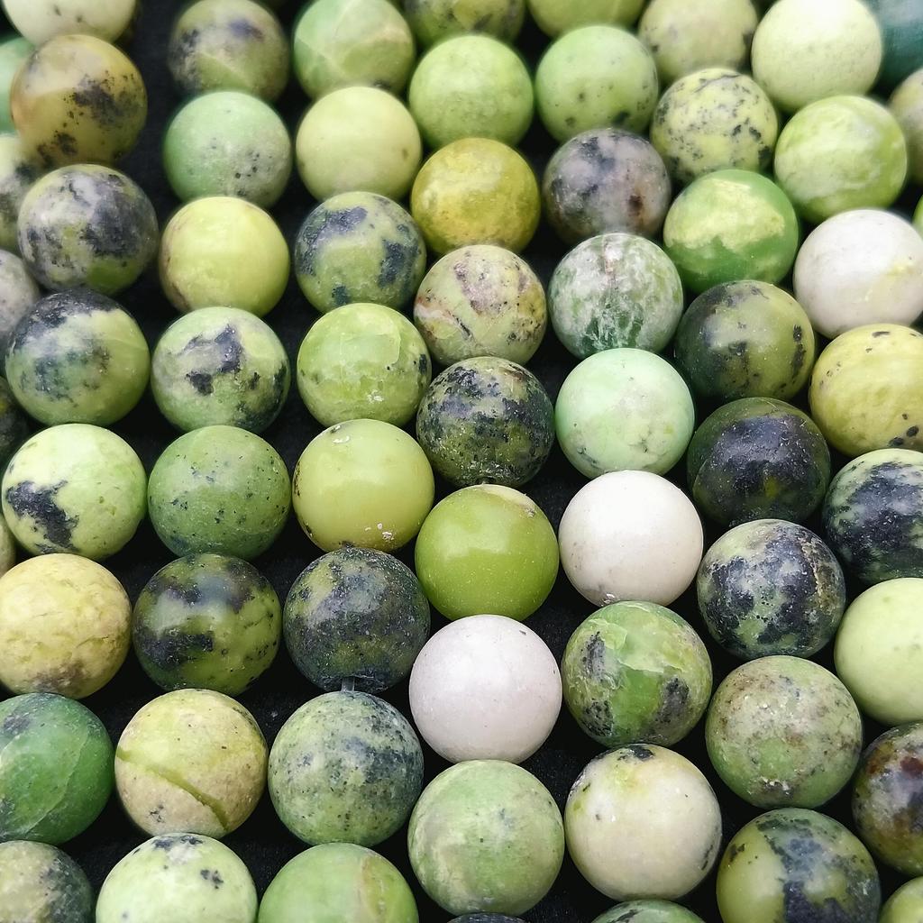 Chrysoprase Australian Jade Beads, Top Grade Genuine Natural Gemstone Round Loose Beads, 4MM 6MM 8MM 10MM Bulk Lot.