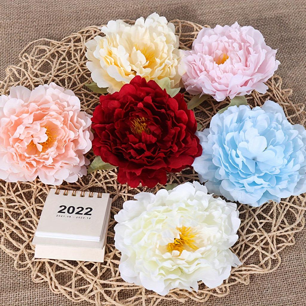 1/5/10/20Artificial Peony Flower Heads Home Garden Decoration, Home Decor, Room Decoration, Front Door Courtyard Decoration, and Summer Party Decor