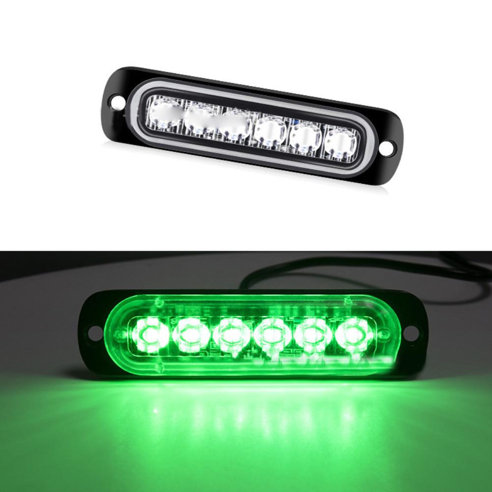 

Ultra Slim Side Light with 6 LEDs for Pickup Trucks Cars Motorcycles and Boats Compatible with 12V and 24V Electrical Systems B