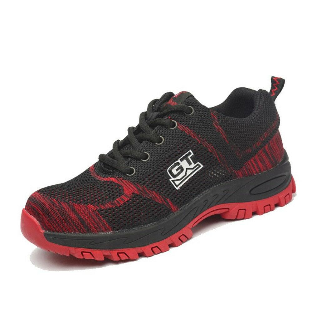 Fashion Men Work  Boots Steel Toe Shoes Indestructible Autumn Winter Sport Lightweight Shoes Work Sneakers -25