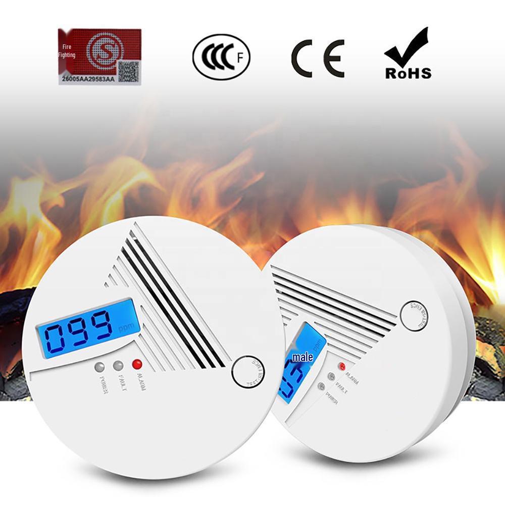 Graffiti Smart WiFi Carbon Monoxide & Gas Detector for Home