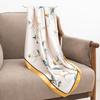 Silk Scarf Square Scarf High-end Spring and Summer New Fashion Printed Scarf Women's 90cm Small Flower Branch Shawl Gift Box