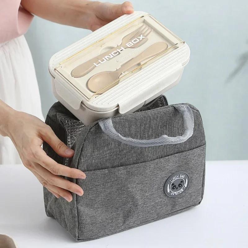 Japanese Style Bento Box Portable Lunch Box for Office Workers with Tableware and Soup Cup Student Large Capacity Food Container