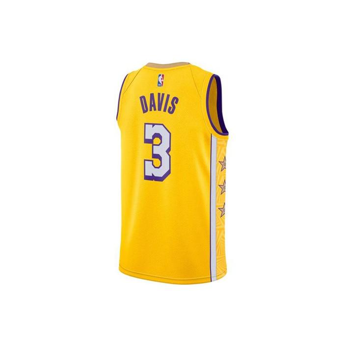 Nike NBA City Edition Fan Jersey 2019-2020 Season Unisex Tops Yellow AV4646-732