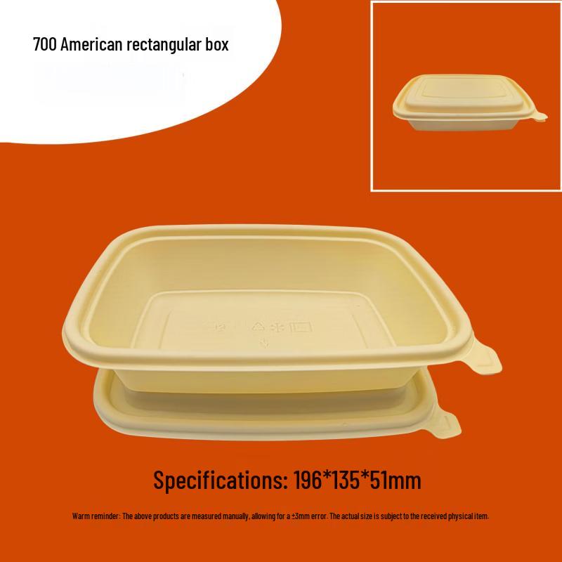 Degradable Corn Starch Takeaway Meal Boxes