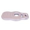 Oreiller gonflable avec trou pour la tête et le ventre en PVC floqué Matelas gonflable pour le ventre pour dormir sur le ventre
