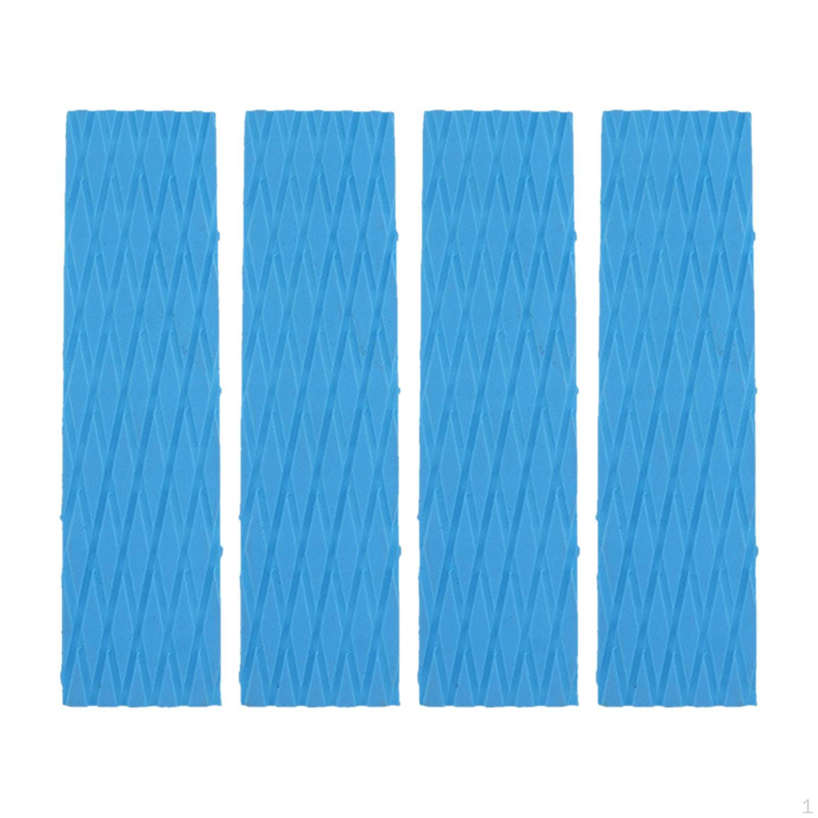 

Surfboard Traction Pads for Deck Grip on Longboards світло-синій колір