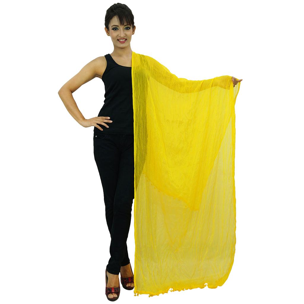 Chiffon-Mischung Dupatta Lange Stola Frauen Wickeln Indische Schals Chunni Indian