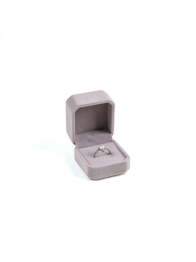 Lux Elegant Octagonal Velvet Jewelry Box for Rings, Necklaces, Earrings & Pendants