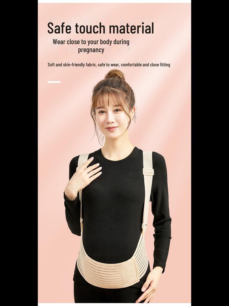 Breathable Shoulder-Style Pregnancy Belt: Large Size Waist Support for All Seasons