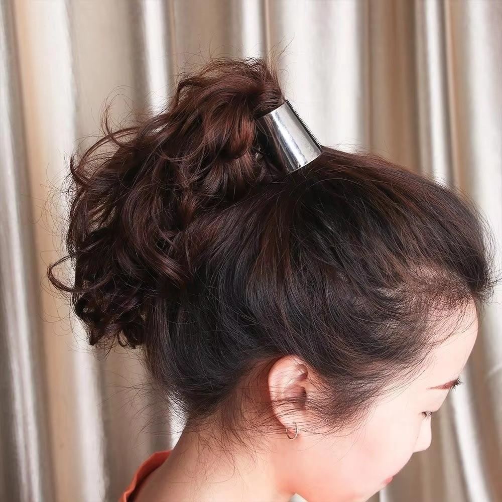 Elastic Wrap Ponytail Clip Circle Cuff Ponytail Holder New Hair Cuff  Hair Accessories