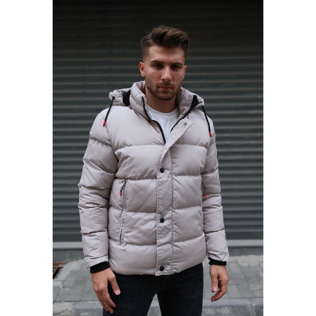 Men's Fur Lined Puffer Coat