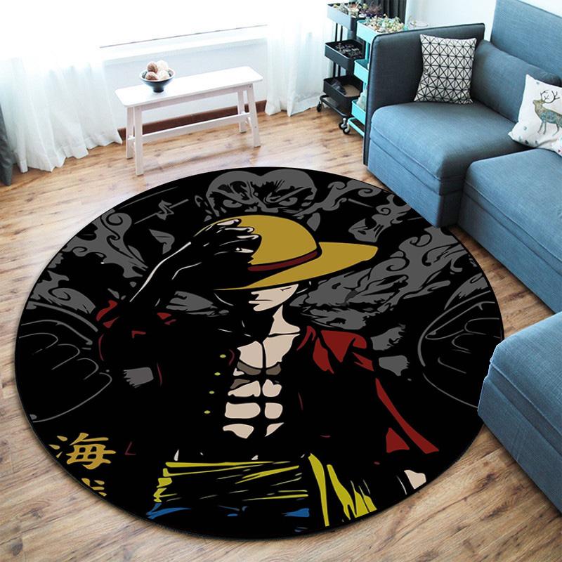 Cute Monkey D. Luffy from the Japanese manga ONE PIECE carpet is soft, home, bedroom, door mat decoration, and non slip carpet E16