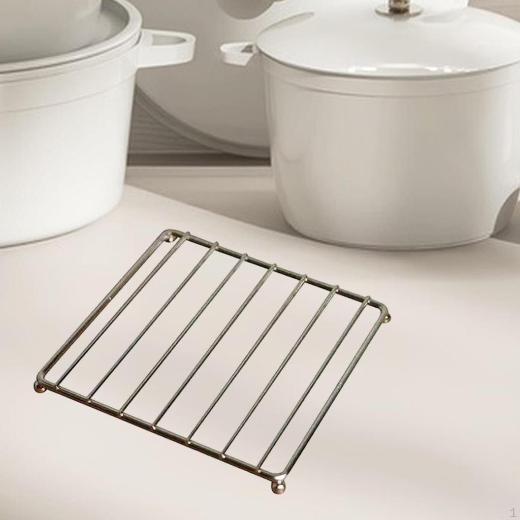 Heat Resistant Iron Trivet for Dining Table, Coffee, Dishes, Apartment Stoves