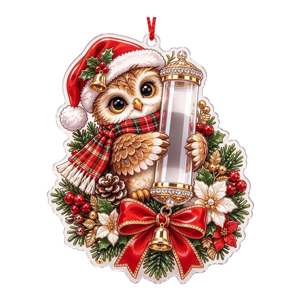 Christmas Cute Animal Gift Holder Hanging Ornament for Holiday Tree Decoration