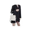 New COACH Town Polished Pebbled Leather Bucket Bag, Handbag, Shoulder Bag, Crossbody Bag Trumpets Women's White 1011-IMOVG