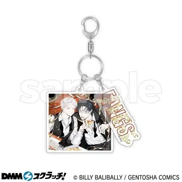 

Набор акриловых брелоков и наклеек с мультяшными клыками