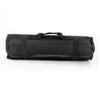 Chef Tool Roll Bag Oxford Cloth Portable Fork Tool Case Holder Pouch with Handle for Culinary Traveling Black