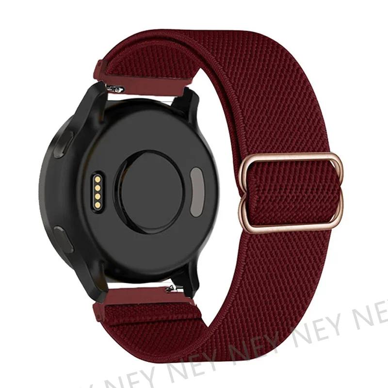 20 mm/22 mm Band für Amazfit GTS 4/2/2e/3/GTS2 Mini/GTR/4/3/Pro/GTR2/42 mm/Stratos Nylon elastisches Uhrenarmband Amazfit Bip-Armband