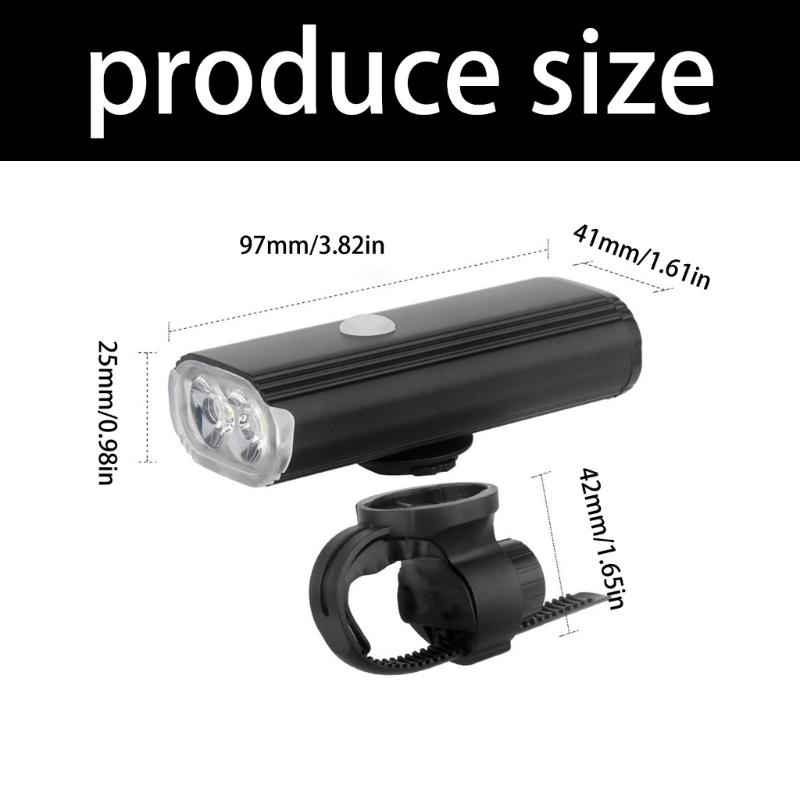 Bicycles Head Light Rechargeable Safety Night Ridings Waterproof LED Bicycles Front Lamp Easy Mounts Cycling Front Light