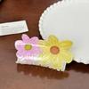 Flower Hair Vibrant Claw Clips Made Of Durable Acrylic Material Perfect For Fashiondriven Women