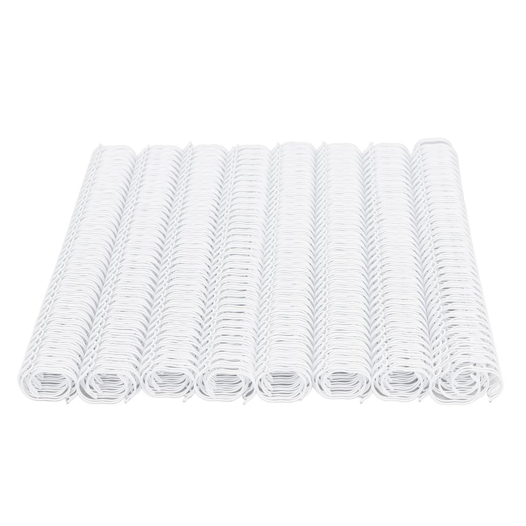 100PCS Double   Wire Binding Spines 9Celsius16 Inch 34   3:1 Pitch 120 Sheet Capacity   Spiral Binding Coil for Student Coworker