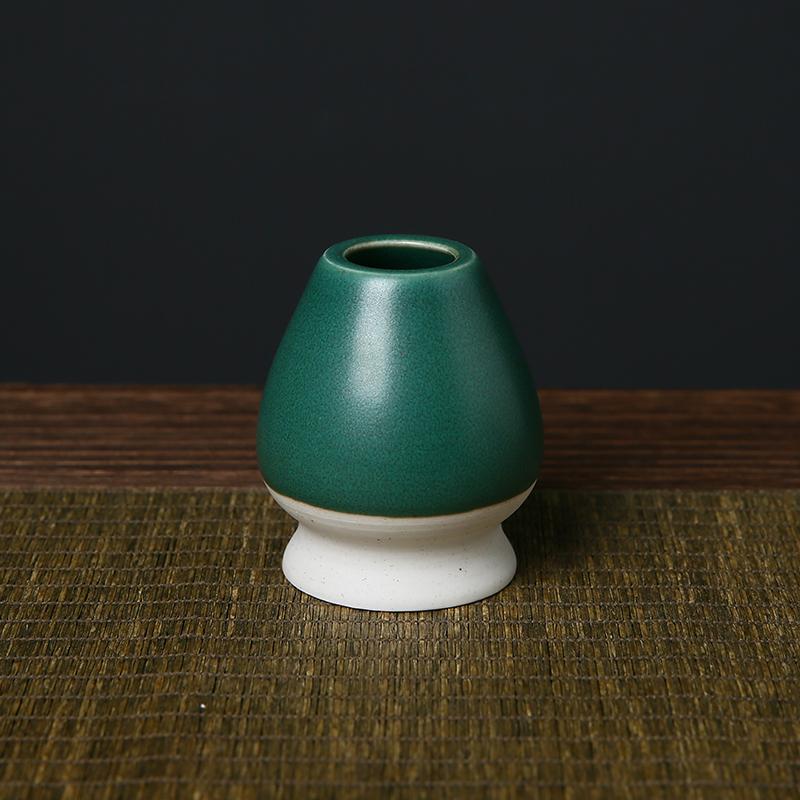 Matcha Tea Whisk Holder Ceramic Holder for Bamboo Matcha Chasen Fit for Matcha Chasen Tea Set Accessories