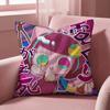 Cartoon P-PepoyoS Cushion Cover Multi-Scene Pillow Cover for Home & Car - Reversible, Soft & Durable for Daily Use