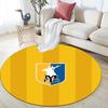 Mansfield Town Round Area Rug,Carpet Rug for Living Room Bedroom Sofa Playroom Decor,Non-slip Floor Mat