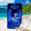 Proof Beach Towel with a Genshin Impact Furina Pattern - Soft,absorbent,quick-drying,machine Washable - Perfect for Swimming,camping,bathing