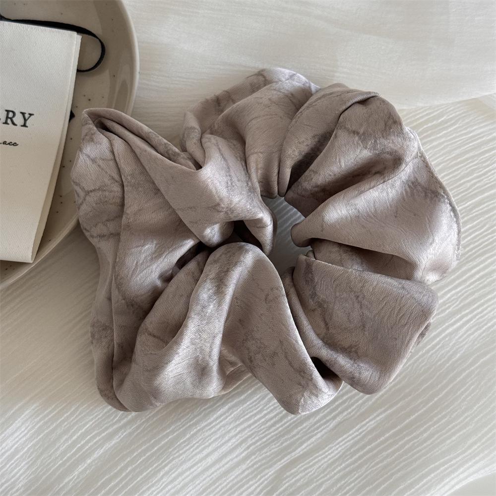 Элегантная китайская атласная резинка-скранчи с тушью - резинка для волос в французском стиле