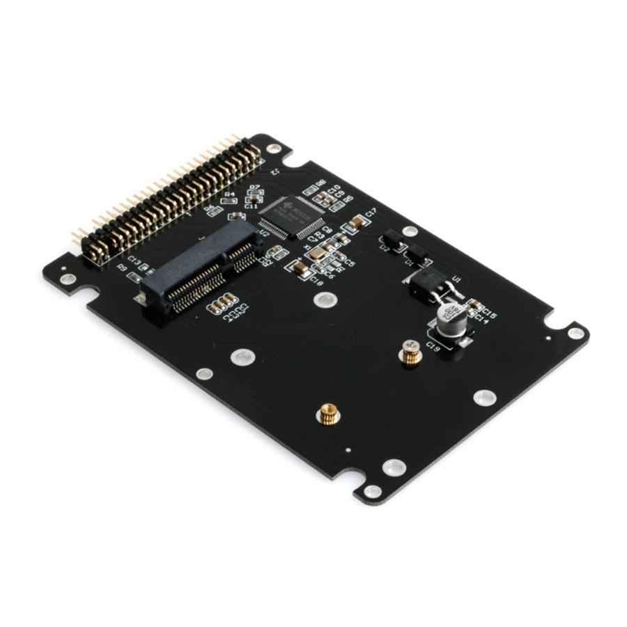 mSATA To 2.5" IDE HDD SSD mSATA To PATA Adapter Converter Card 44PIN with Case