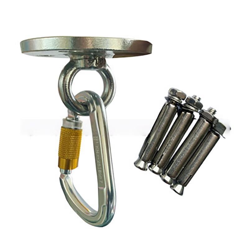 Aerial Yoga Swing and Battle Rope Ceiling Anchor Set