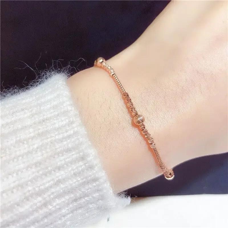 Mode Kugeldesign Unregelmäßiges rundes Perlenarmband für Damen Klassische Geometrische Charm-Armreifen Bankett Zirkon