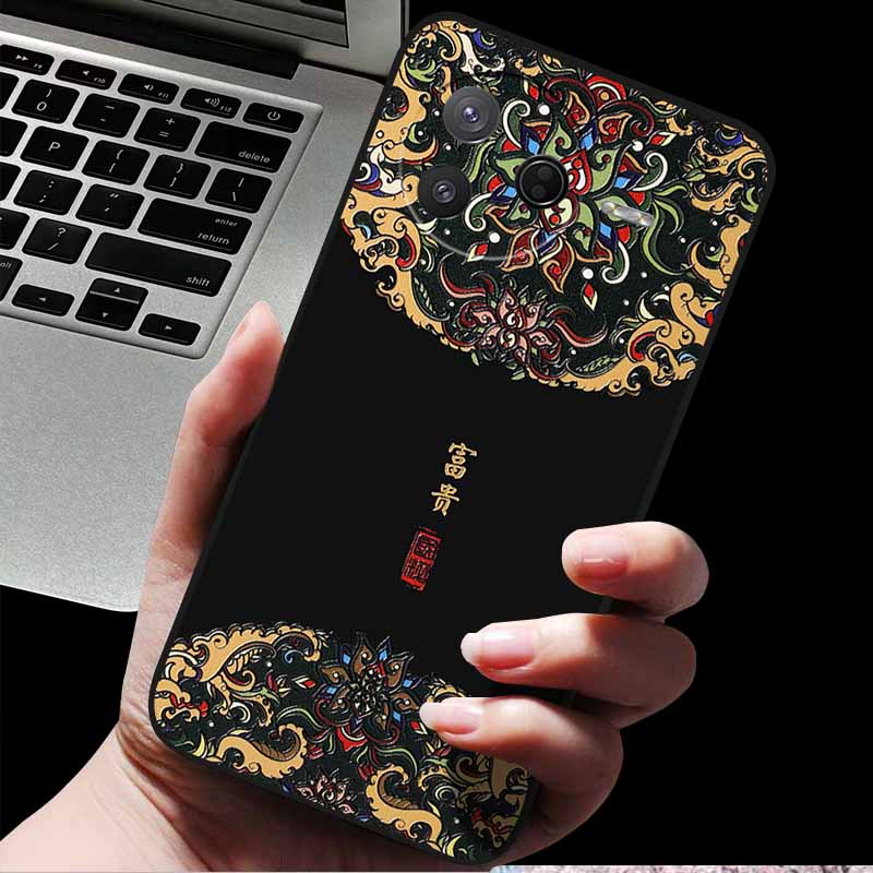 For Xiaomi Poco F7 Pro/ Poco F7 Ultra 3D Relief Embossed Retro Silicone Back Cover Case for Poco F7 Pro 5G Emboss Funda F7 Ultra