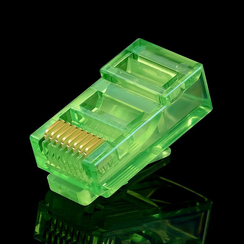 Cat 6A/5E Geschirmter RJ45 Gigabit-Netzwerkkabel-Stecker für Breitband und Telefon