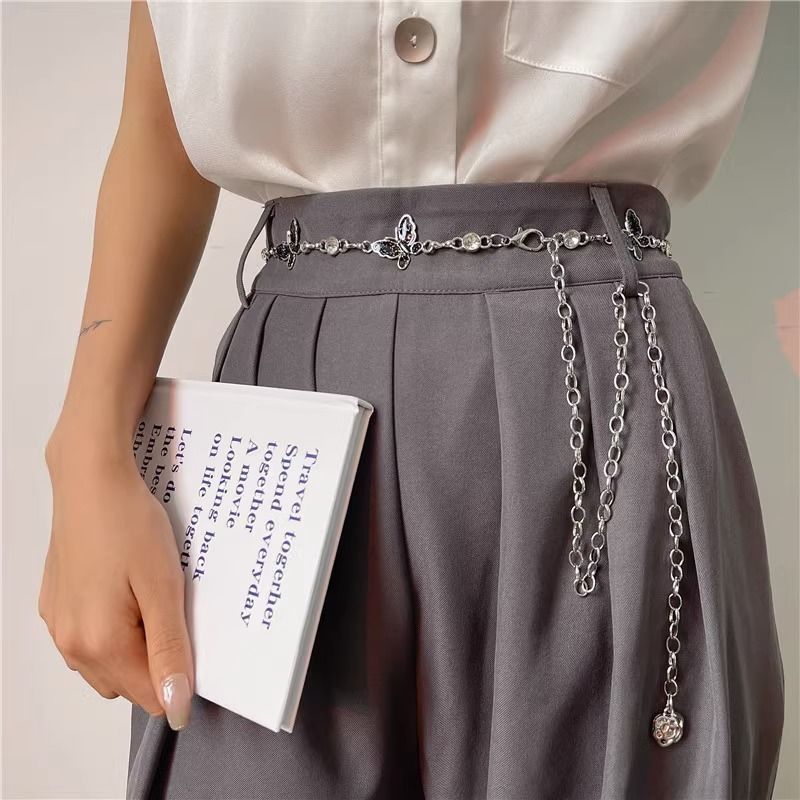 Simple Elegant Yet Butterfly Waist Accessory For Women Versatile Chain For Summer Fashion