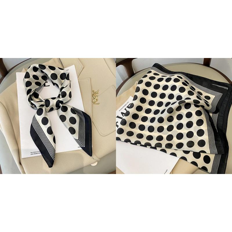 Lenço Quadrado de Seda Estampa Floral de Luxo Mulheres Lenço de Cetim Macio Faixa de Cabelo Lenço de Pescoço Cabeça Hijab Senhora Faixa de Cabelo Foulard Fita de Bolsa