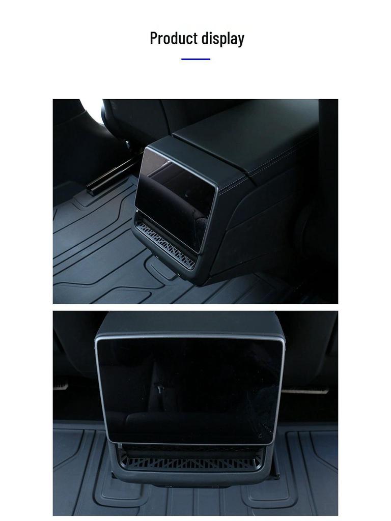 Rear Air Conditioning Vent Cover for Tesla Model Y/3/YL - Interior Decorative Accessory
