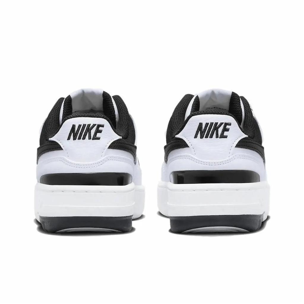 Nike Gamma Force Leather Fashion Versatile Sports Comfortable Non-Slip Low-Top Kids Casual Shoes Men casual shoes Black White DK9176-100