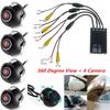 360 View Auto Car Control Box 4 Way Cameras Switch System Reversing Image Camera