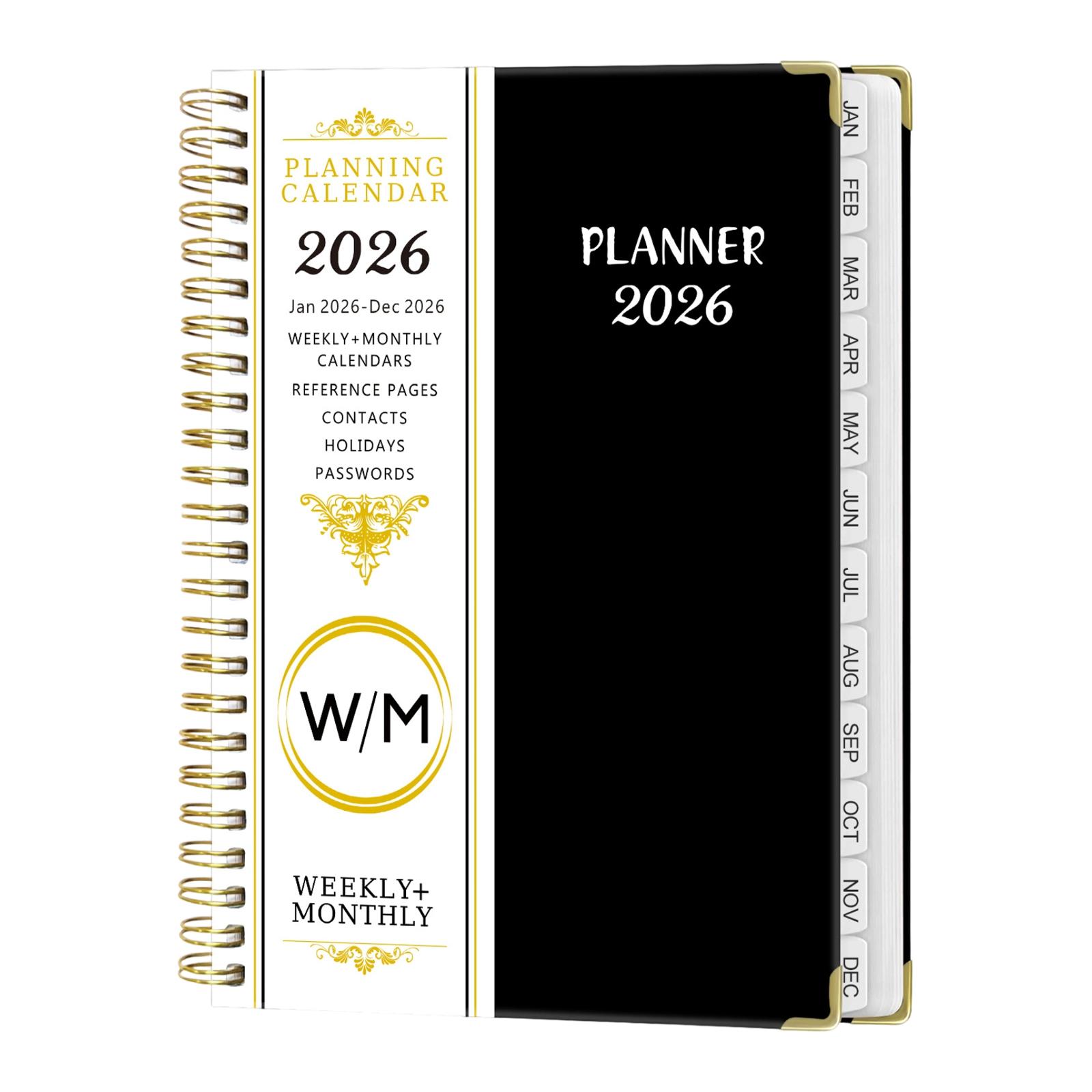 

2026 Plan Work Record Schedule One Size чёрный