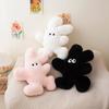 New Surprised Rabbit Pillow Rabbit Plush Doll Small Fresh Style Home Decoration Sofa Pillow Office Nap