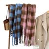 Scarf Women's Winter Warmth Thickened High-end Scarf Mohair Couple Shawl