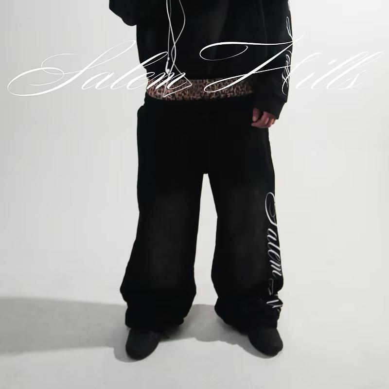 European and American Y2K street trend punk printed sweatpants